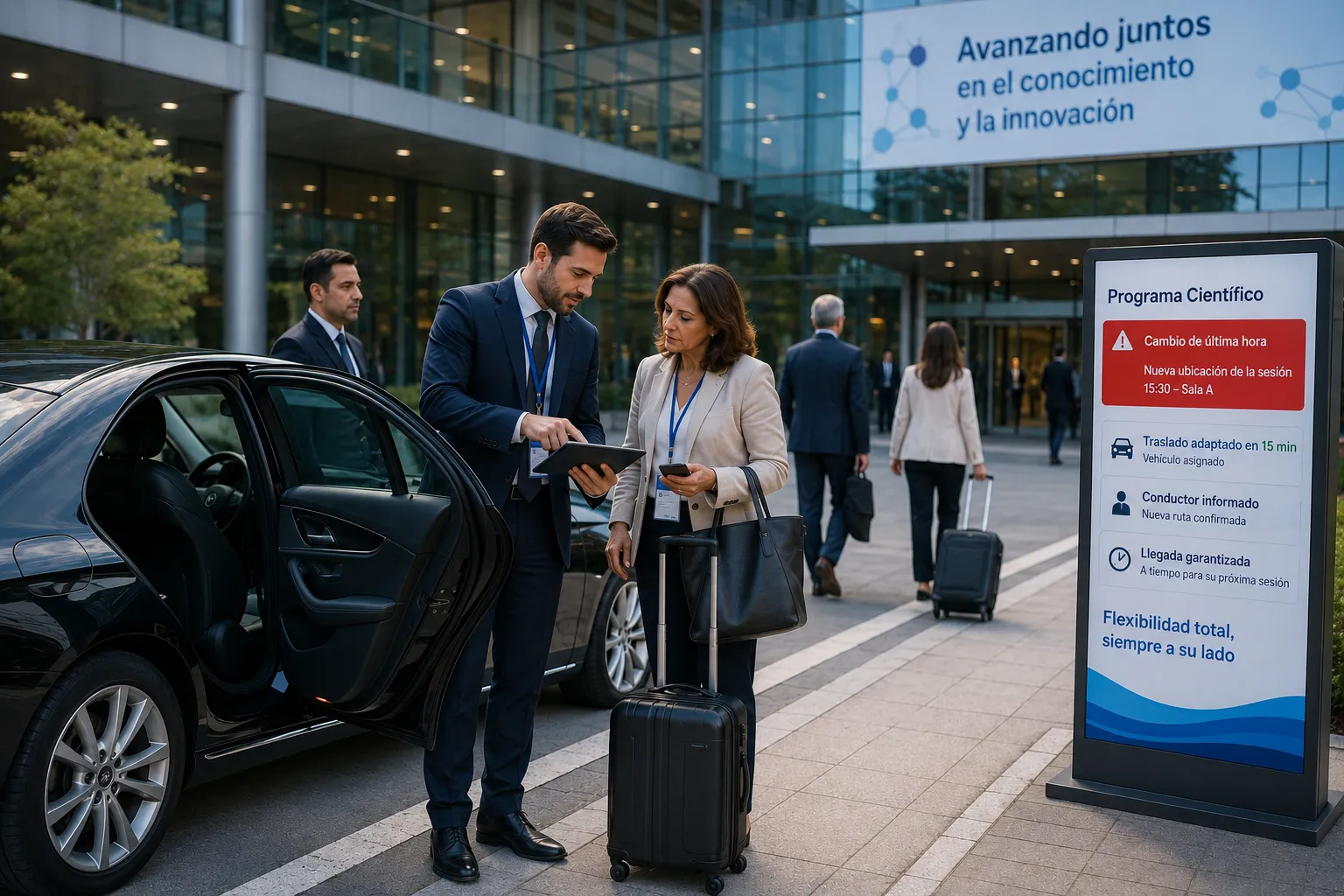 Recepción personalizada y recogida en el aeropuerto